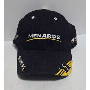SEBA PREMIUM SPORTSWEAR NASCAR MENARDS #11 PAUL MENARD STRAPBACK EMBROIDERED HAT